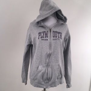 ✅ SOLD Hoodie Plymouth Massachusetts Grey Unisex